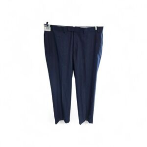 Ralph Lauren Mens Comfort Flex Flat Front Dress Pants, 40W x 30L Bright Navy NEW